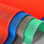 Polyvinyl Chloride-PVC Anti/Non Slip Floor Net Mat; (4 x 1) Ft