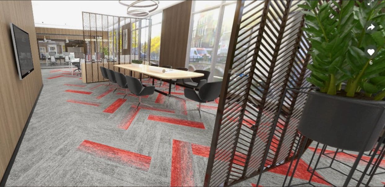 Simple Blended Carpet Tile