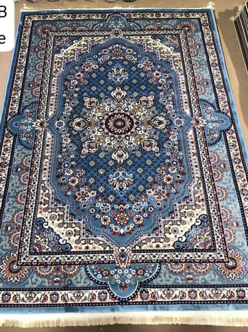 Majestic Light Blue Persian Rug (R297B)