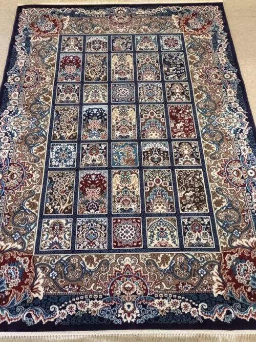 Imperial Navy Mosaic Rug