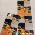 Geometric pattern floor mats