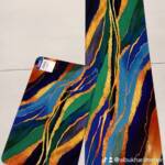 Modern abstract floor mats