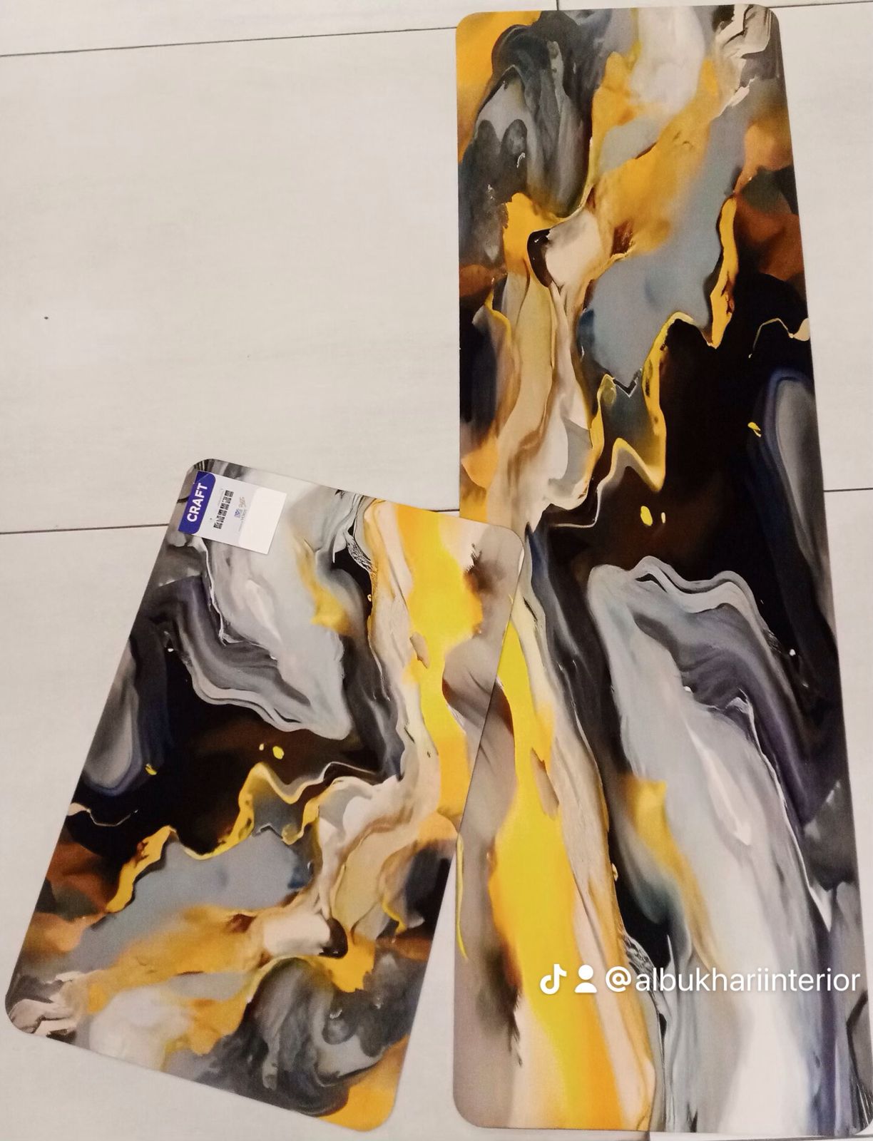 CRAFT by Albukhari Interior abstract floor mats