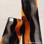 CRAFT by Albukhari Interior abstract wavy patterned floor mats