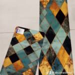 CRAFT by Albukhari Interior Geometric Diamond Pattern Floor Mats / Runners
