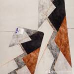 CRAFT by Albukhari Interior Abstract Mountain/Geometric Pattern Floor Mats / Runners