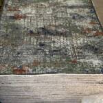 Abstract Distressed Area Rug