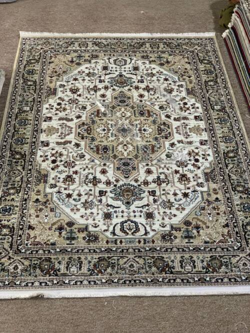 Traditional Medallion Area Rug with a classic, intricate design