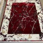 Modern Marble-Effect Area Rug