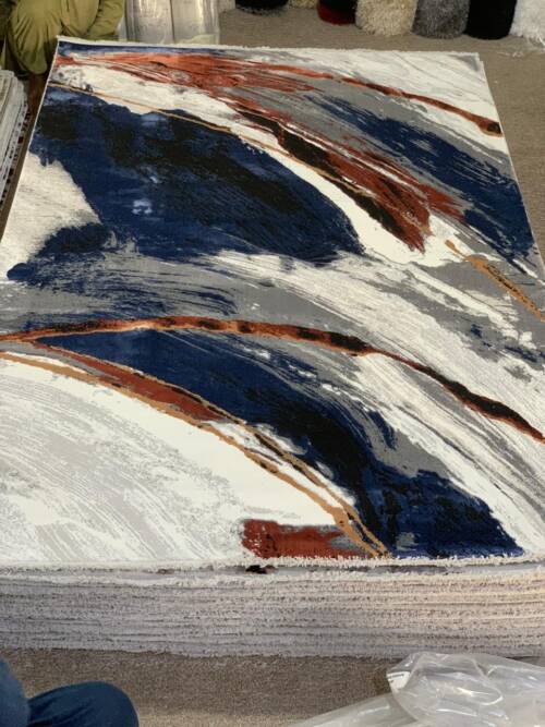Abstract Brushstroke Carpet/Rug