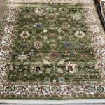 Traditional Green Persian-Style Area Rug