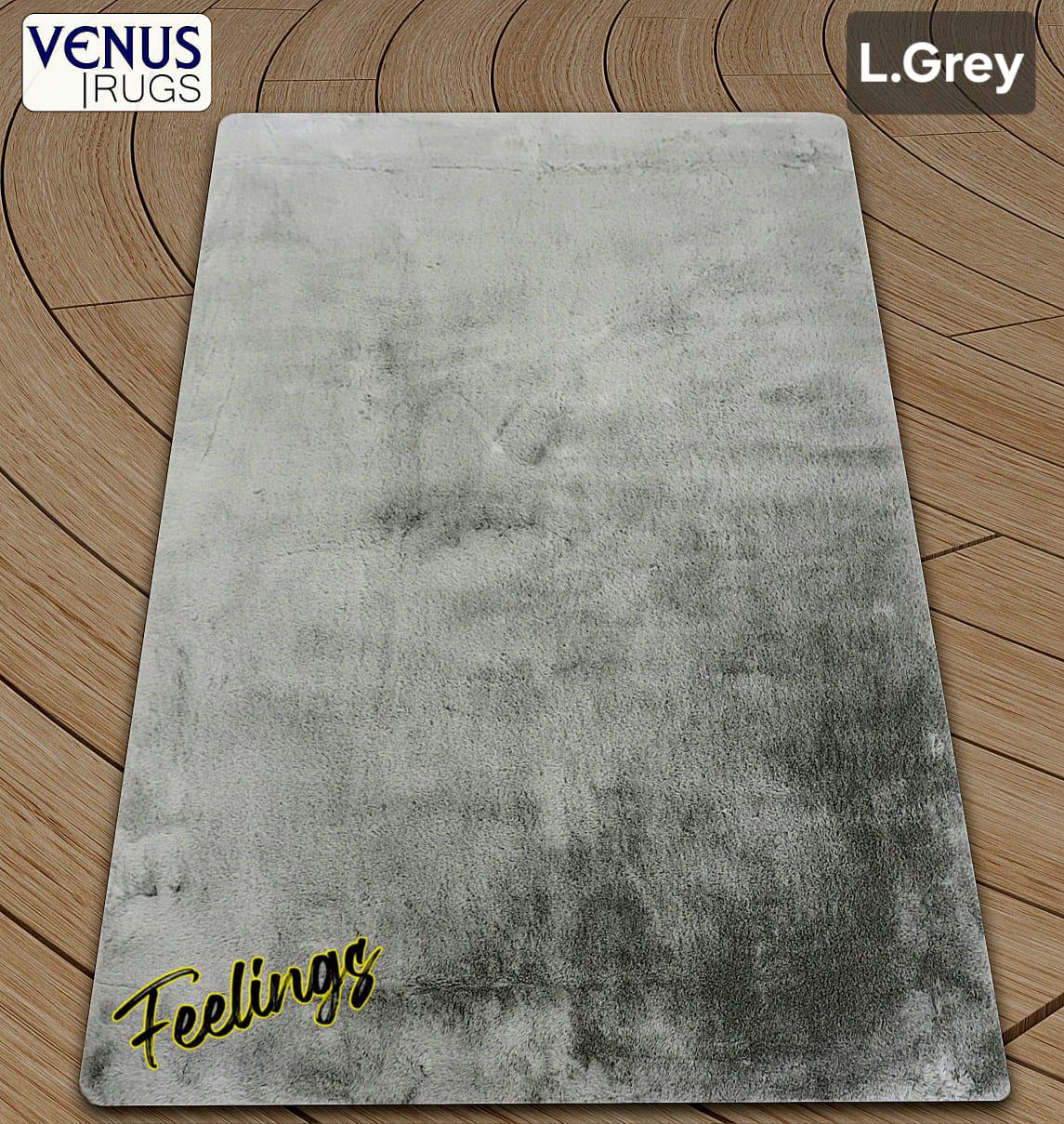 Turkish FEELINGS Rug in Light Grey