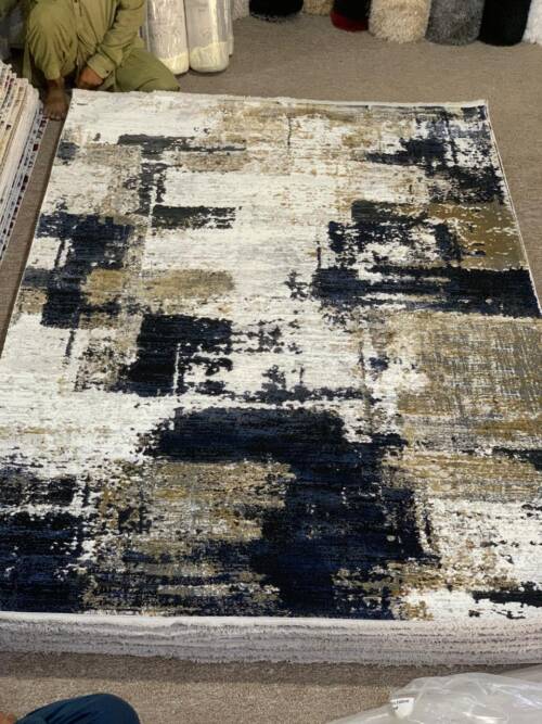 Modern Abstract mix of white, black, various shades of grey