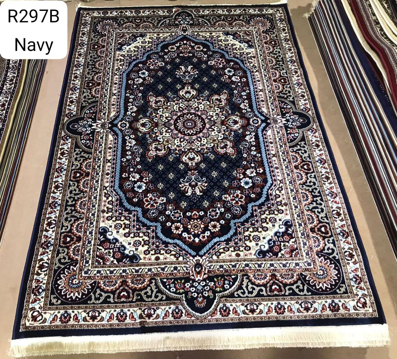 Majestic Navy Persian Rug (R297B)